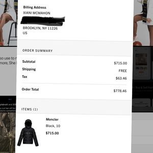 Black 2020 collection Boys Moncler Size 10